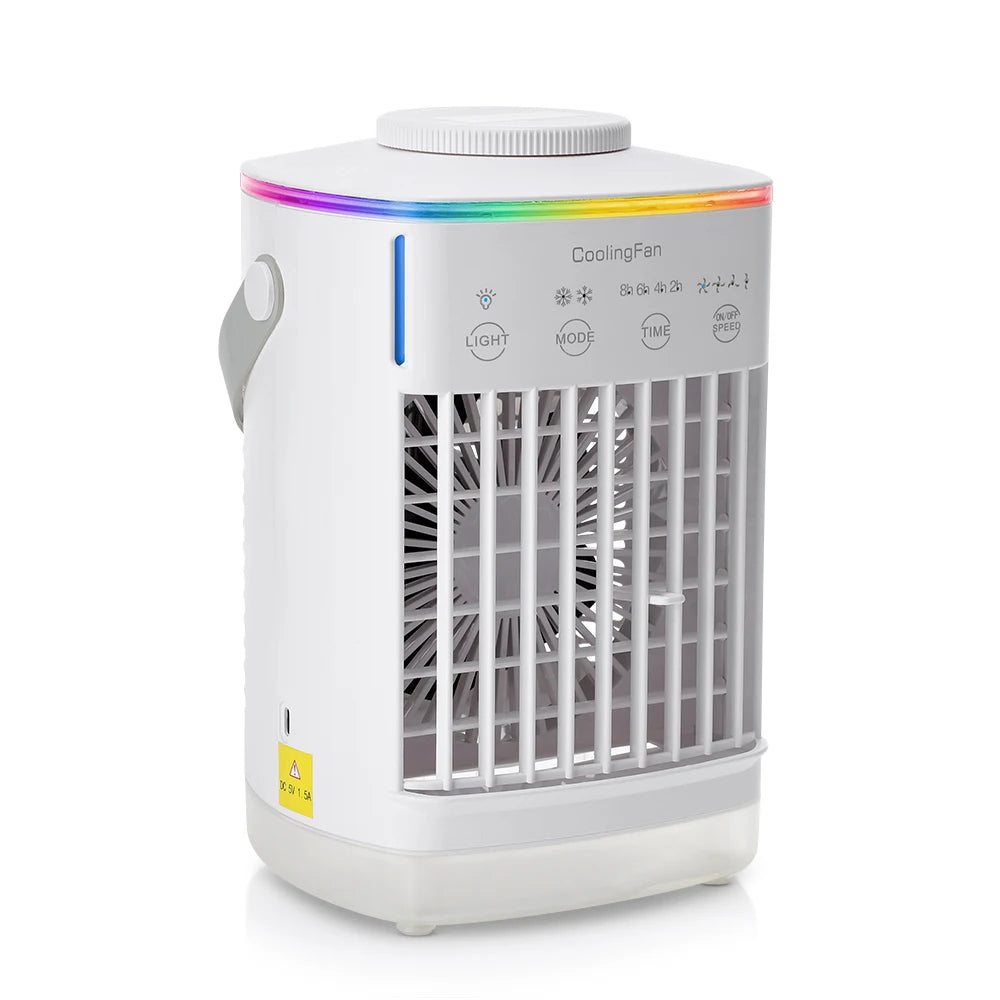 Naseem - Portable Air Conditioner + Humidifier with Colorful Light
