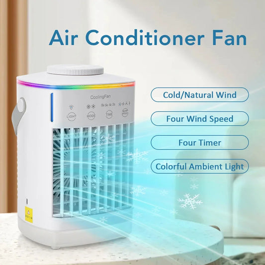Naseem - Portable Air Conditioner + Humidifier with Colorful Light